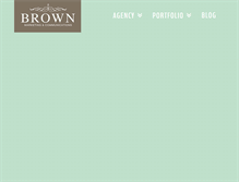 Tablet Screenshot of brown-marketing.com